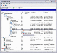 System Tracker screenshot